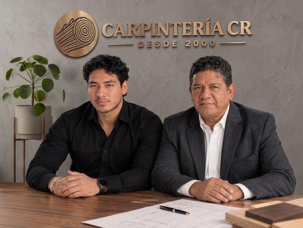 Maestros carpinteros fundadores de Carpintería CR en Puebla